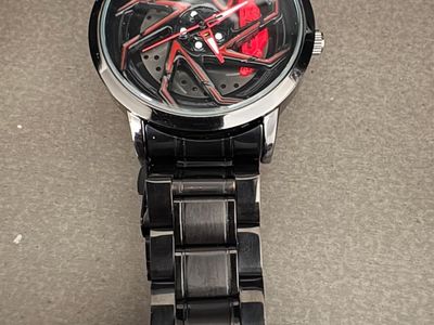 Unbranded Racing Rim Watch Auto Inspired Dial Men's Quartz