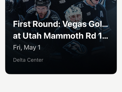 Playoff game 6 lower bowl