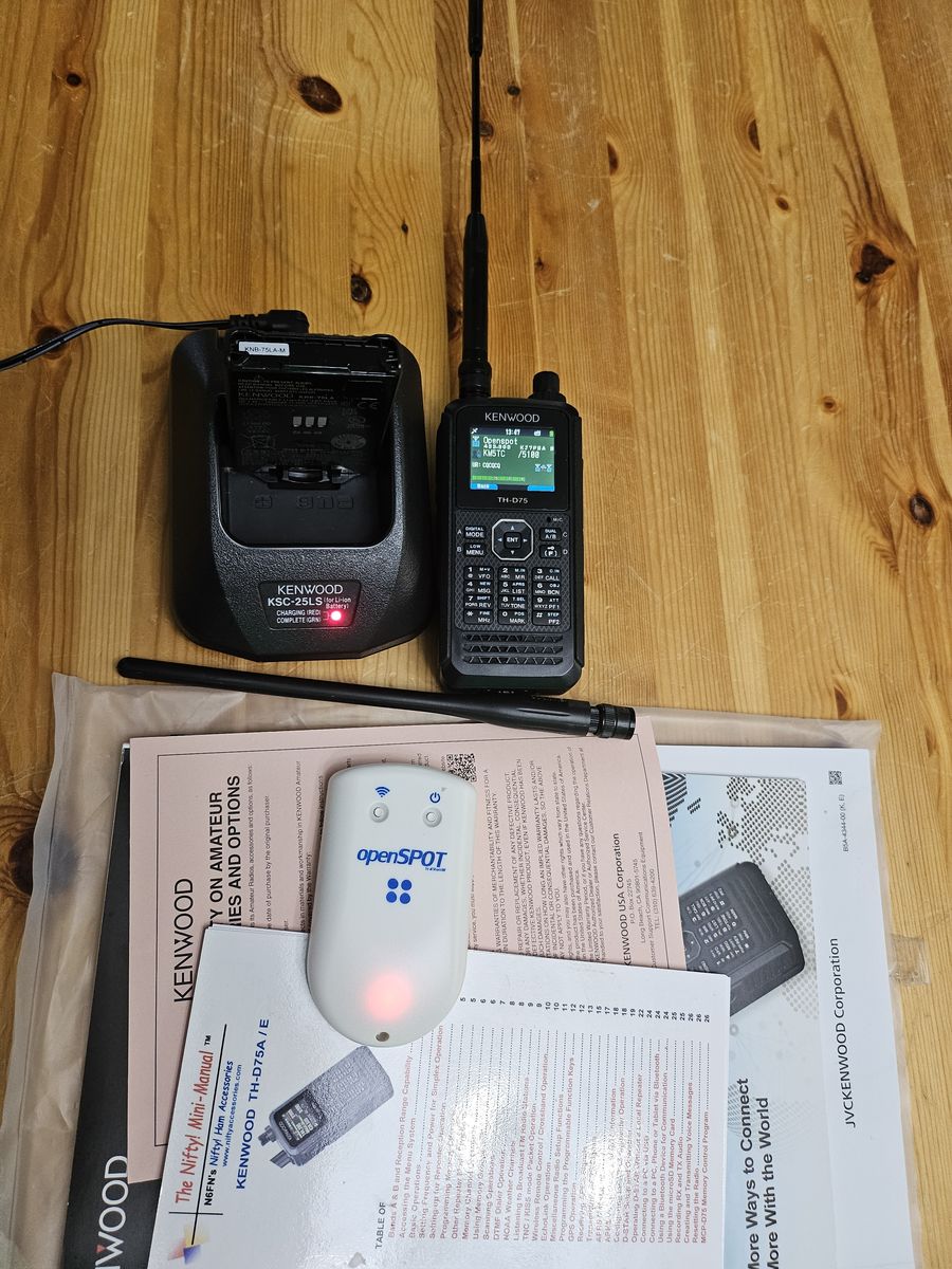 Kenwood TH-D75A and SharkRF OpenSPOT4 Pro