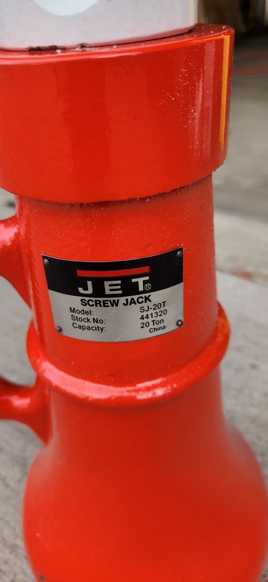 JET 20-Ton Screw Jack (Model SJ-20T)