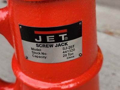 JET 20-Ton Screw Jack (Model SJ-20T)