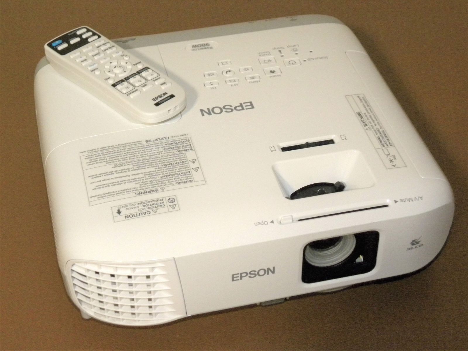 Epson Powerlite 980W 3800 Lumens Projector