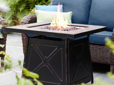 Hampton Bay Crossridge 50,000 BTU Fire Pit Table