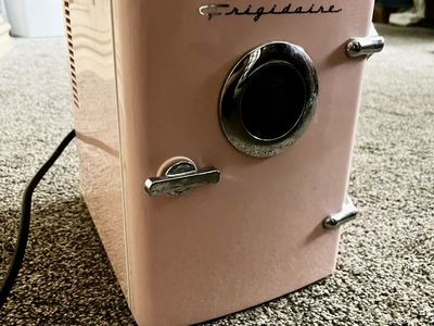 Pink Mini fridge