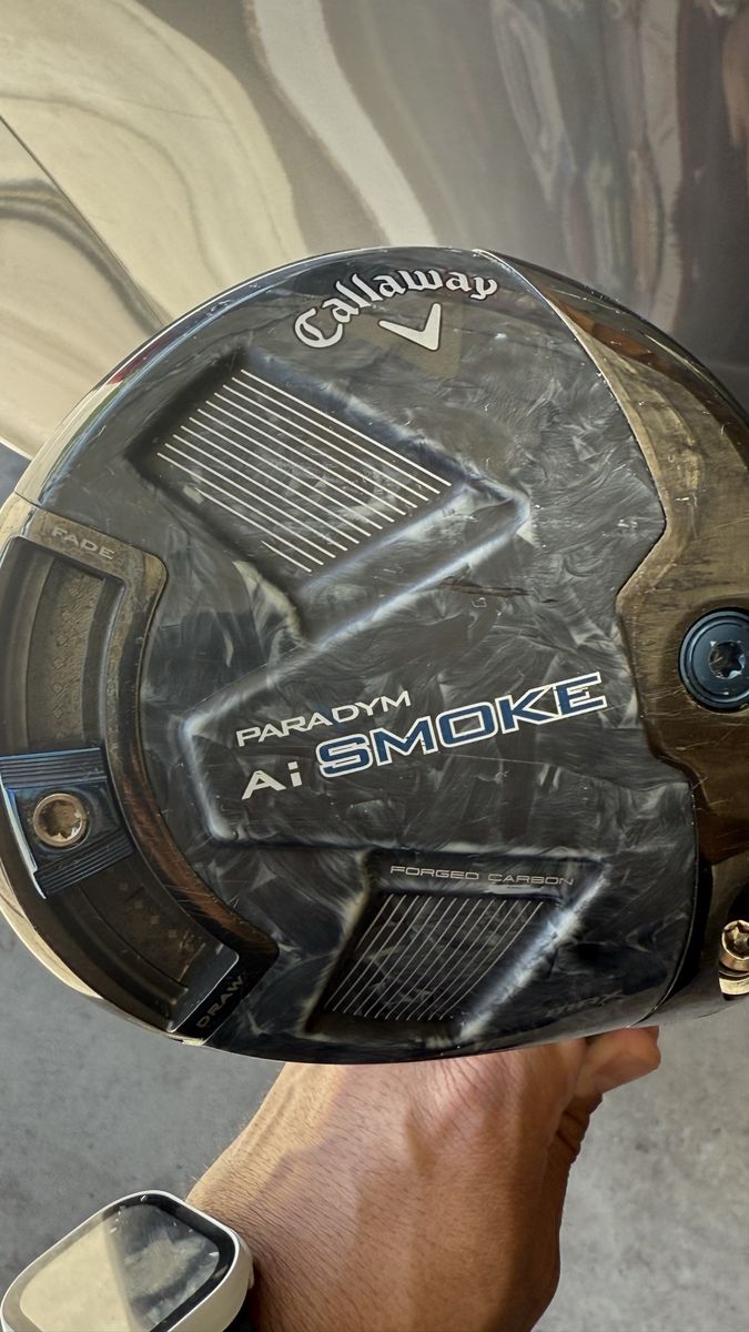 Callaway Paradym Ai Smoke 10.5* Driver Golf Club with Adjustable Loft - Forged Carbon