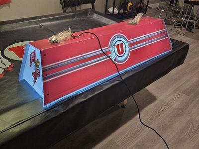 University of Utah Utes Billiard Pool Table Light Fixture