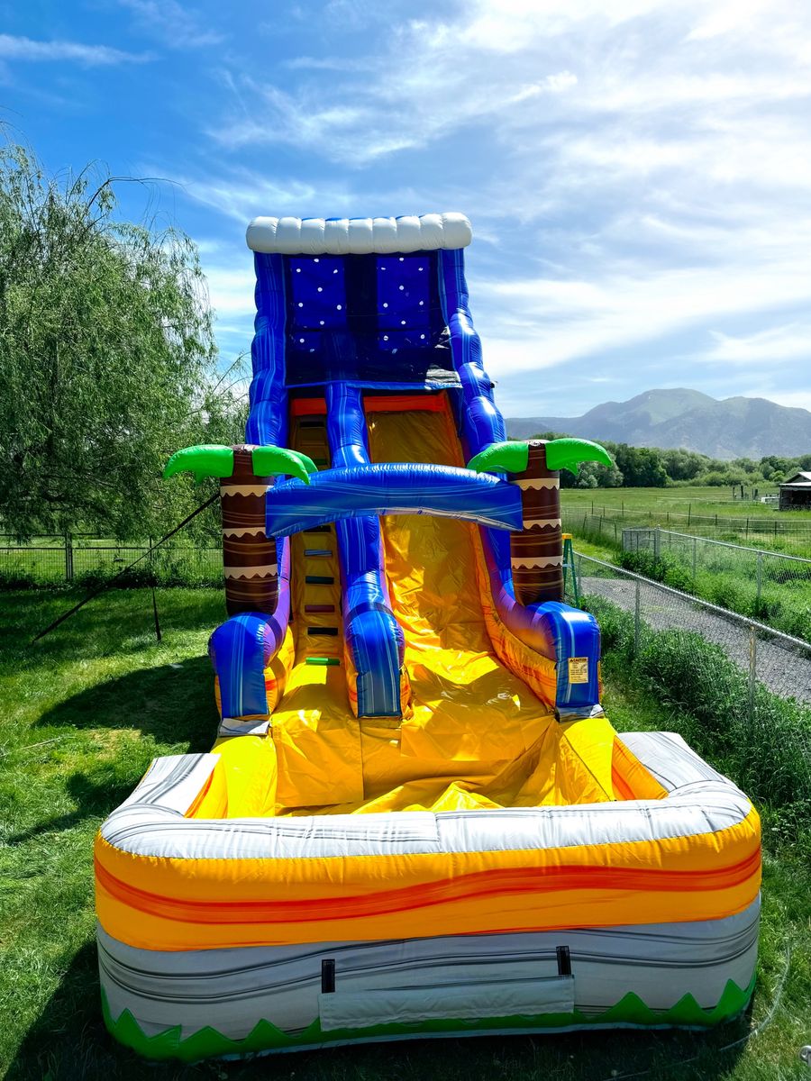 Water bounce slide blow up