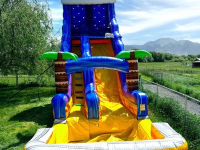 Water bounce slide blow up