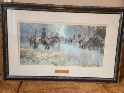 Glen S. Hopkinson "Forging Onward, Ever Onward" Limited Edition Framed Print 92/500