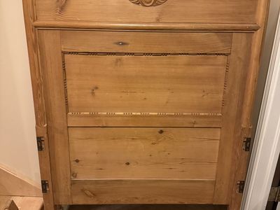 Vintage pine twin bed