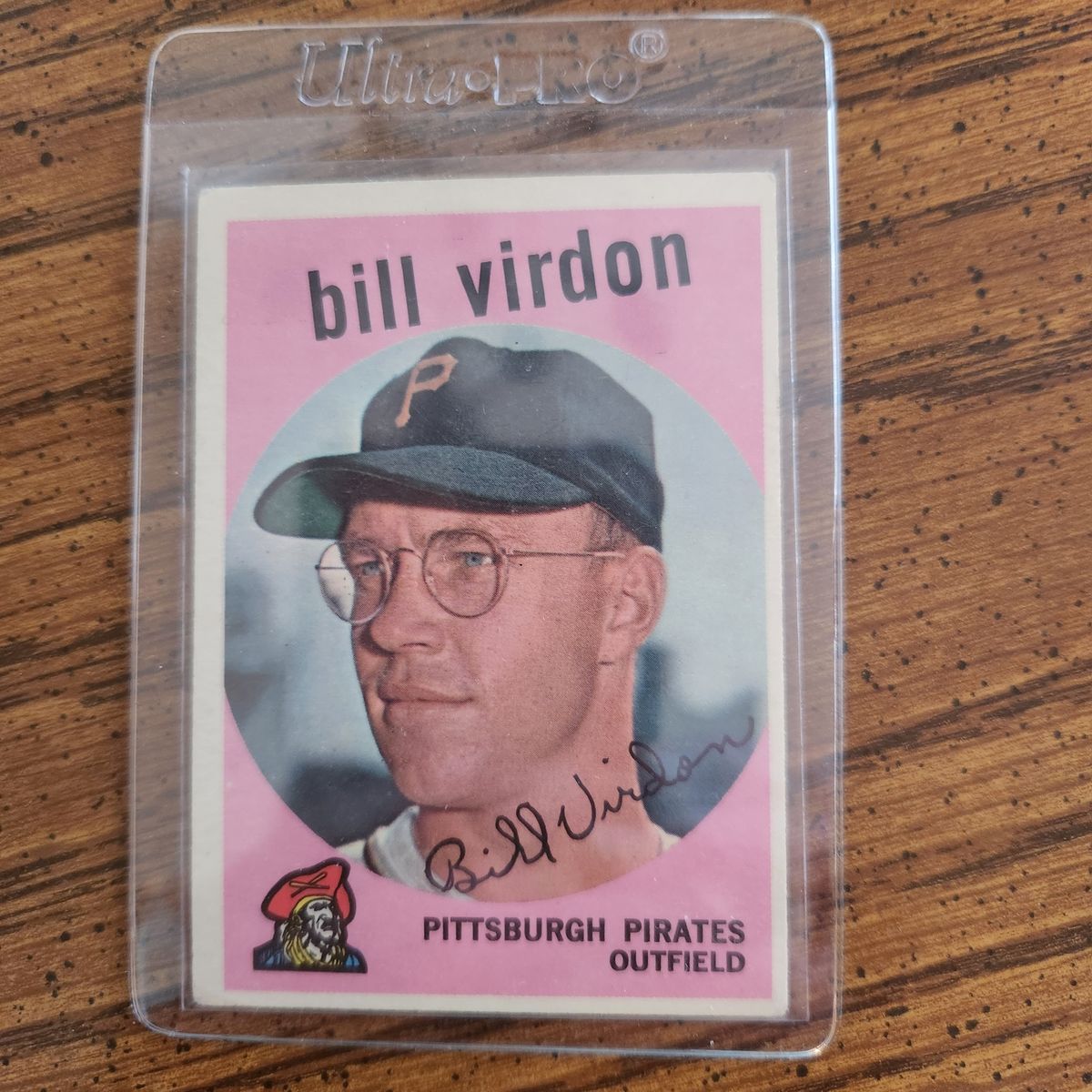 1959 Bill Virdon baseball card