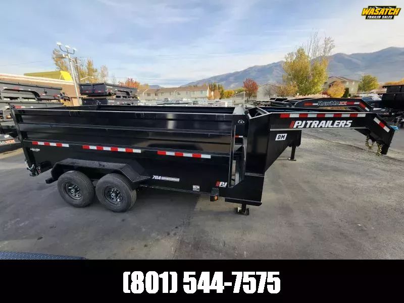2026 PJ Trailers 7X14 Gooseneck DM Dump Trailer