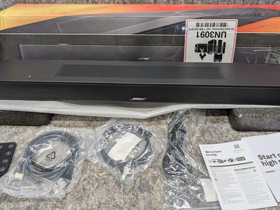 Bose Smart Soundbar 600 Black Home Theater Speaker 439269 With Remote