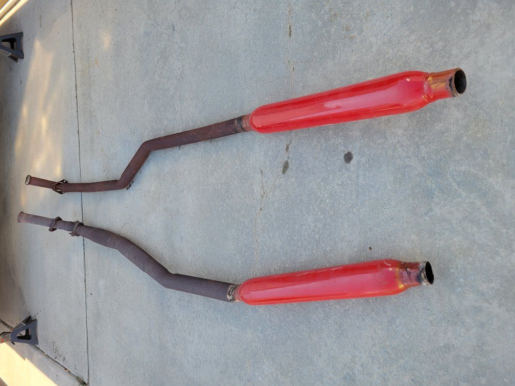 dual exhaust glass packs