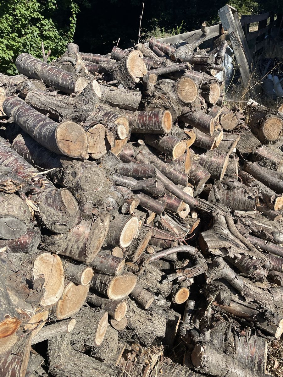 Fruit wood fire wood