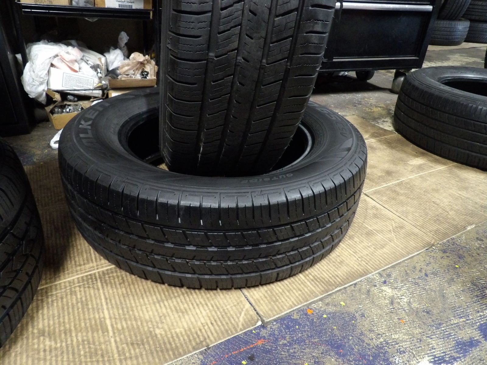 225/65R17 FALKEN PRO G5 CSV PAIR OF TWO USED TIRES 