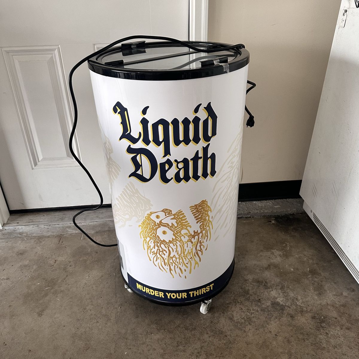 New Liquid Death Electric Cooler
