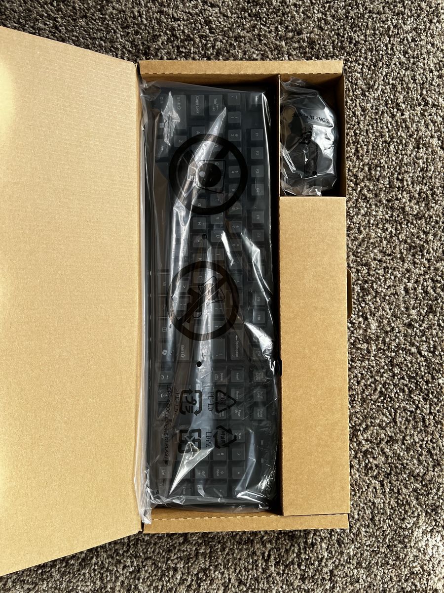 Wireless Keyboard & Mouse Combo - New in Box, Full Size, Black