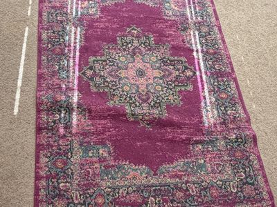 Fuchsia Pink Rug $50