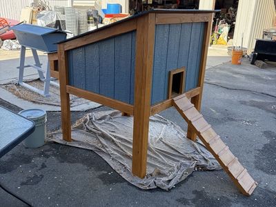 2X4 Constructed Chicken Coop With layer Box