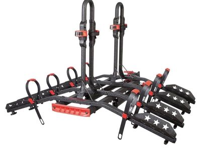 Tyger brand Deluxe 4-Bike Hitch Mounted platform / rack