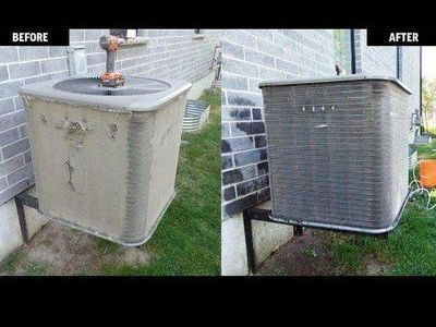 A/C Condenser Cleaning – Helps Improve Efficiency & Save Money!