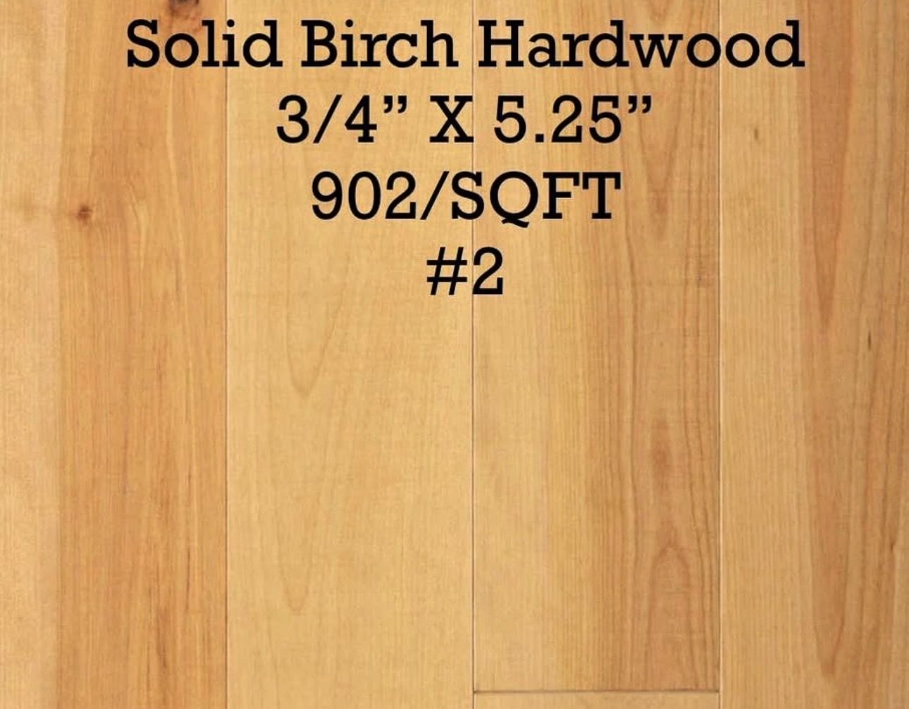 $2/SQFT Solid Hardwood Flooring 902SQFT