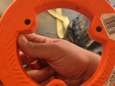 Klein Tools 56005 Fish Tape, 50 ft., Steel, Non-Conductive, Electrician Tool