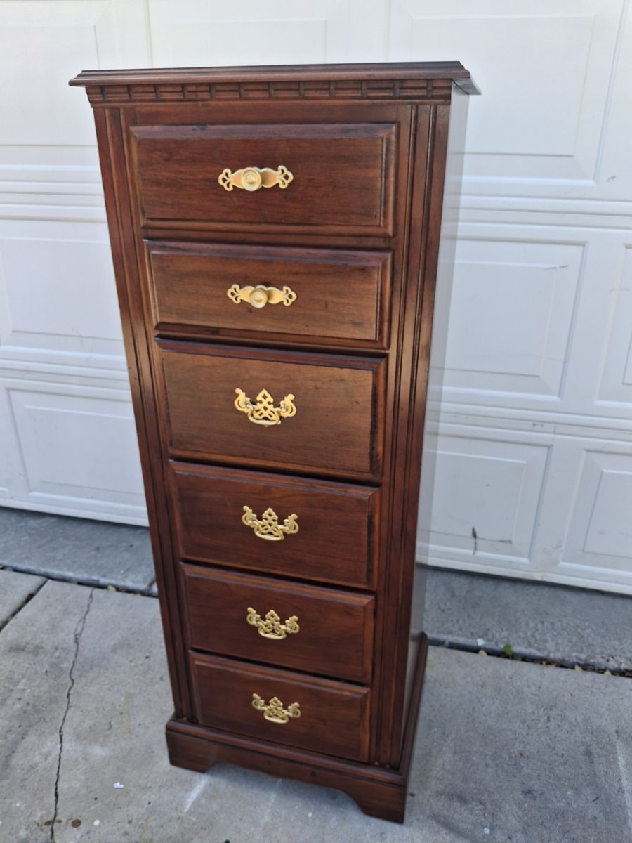 all wood lingerie dresser