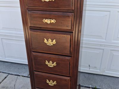 all wood lingerie dresser
