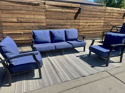Patio Couch and 2 chairs