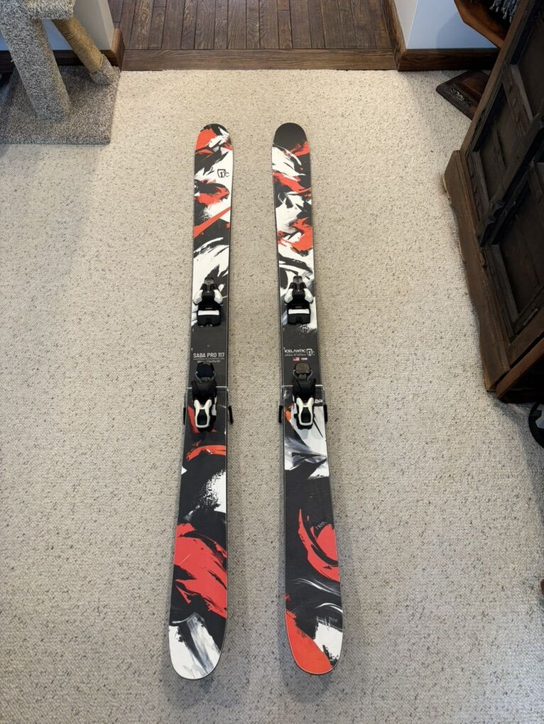 187 Icelantic Saba Pro 117 w/ Atomic Struve Binder