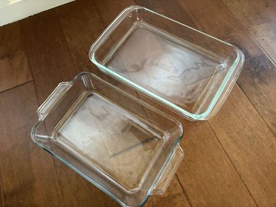 Vintage Anchor and Pyrex Casserole Dishes