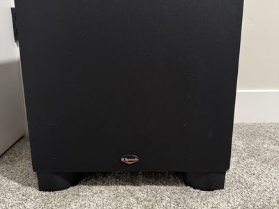Klipsch KSW-12 Powered Subwoofer 12-Inch Down-Firing Sub Woofer Black