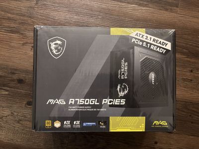 MSI MAG A750GL Power Supply