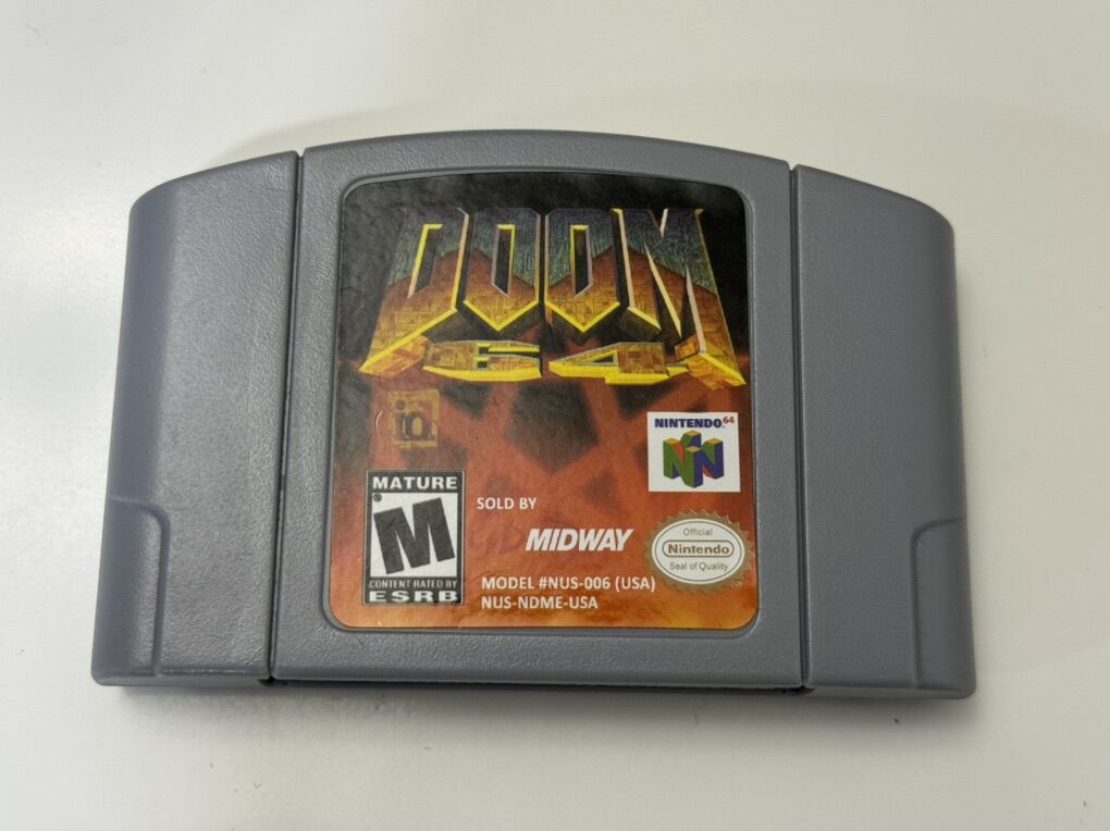 Nintendo 64 N64 Third Party Game / Doom 64