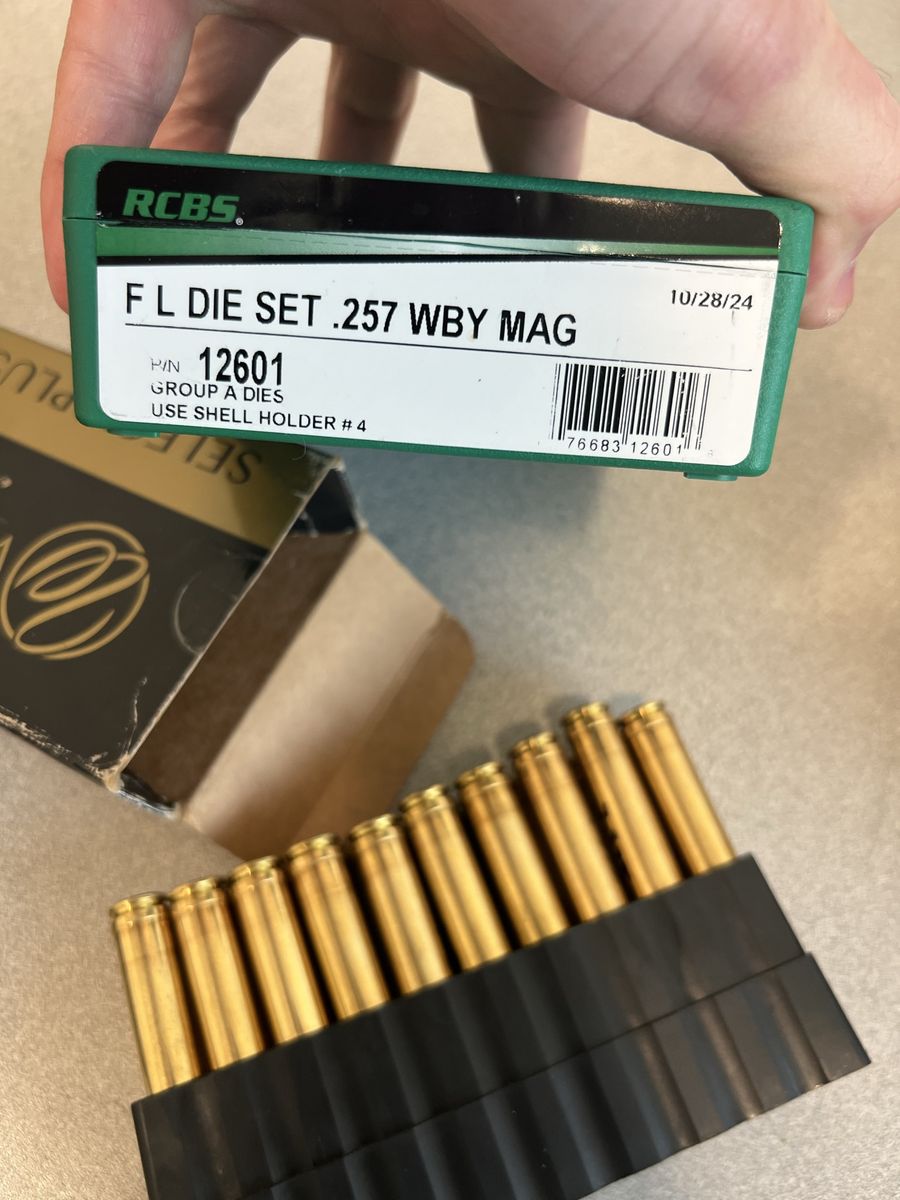 257 Wby dies and brass