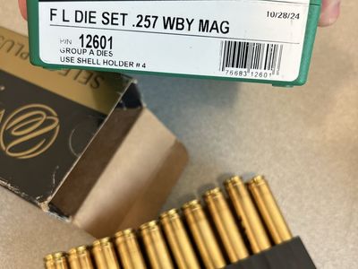 257 Wby dies and brass