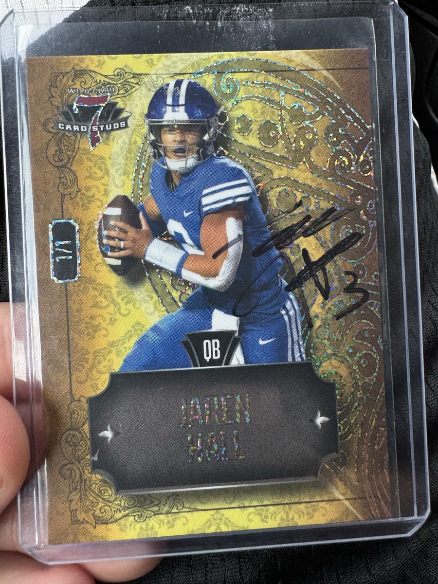 Jaren Hall 1/1 Signed