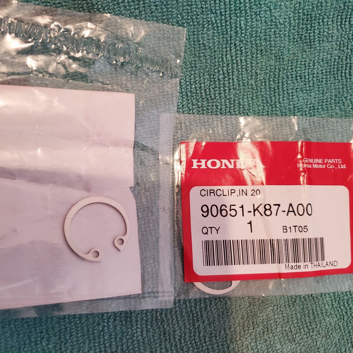 Honda Circle Clip 90651-K87-A00, Each