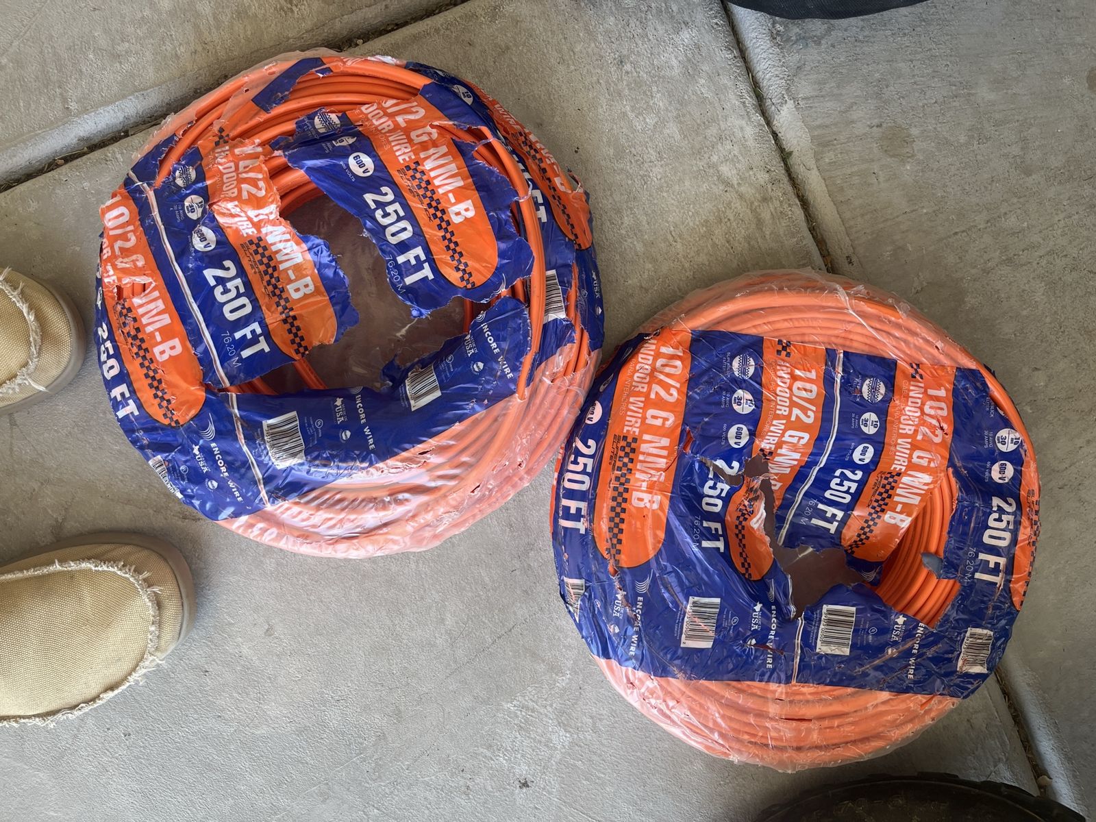 Encore Wire 10/2 G NM-B 250ft Indoor Wire Rolls (Two Available)