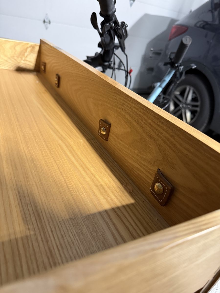 Premium White Oak 8-Drawer Dresser • Leather Pulls • Solid Quality Construction