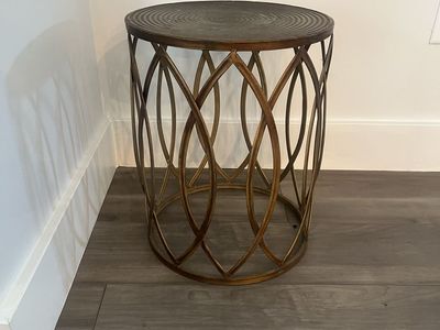Metal Side Table - Gold