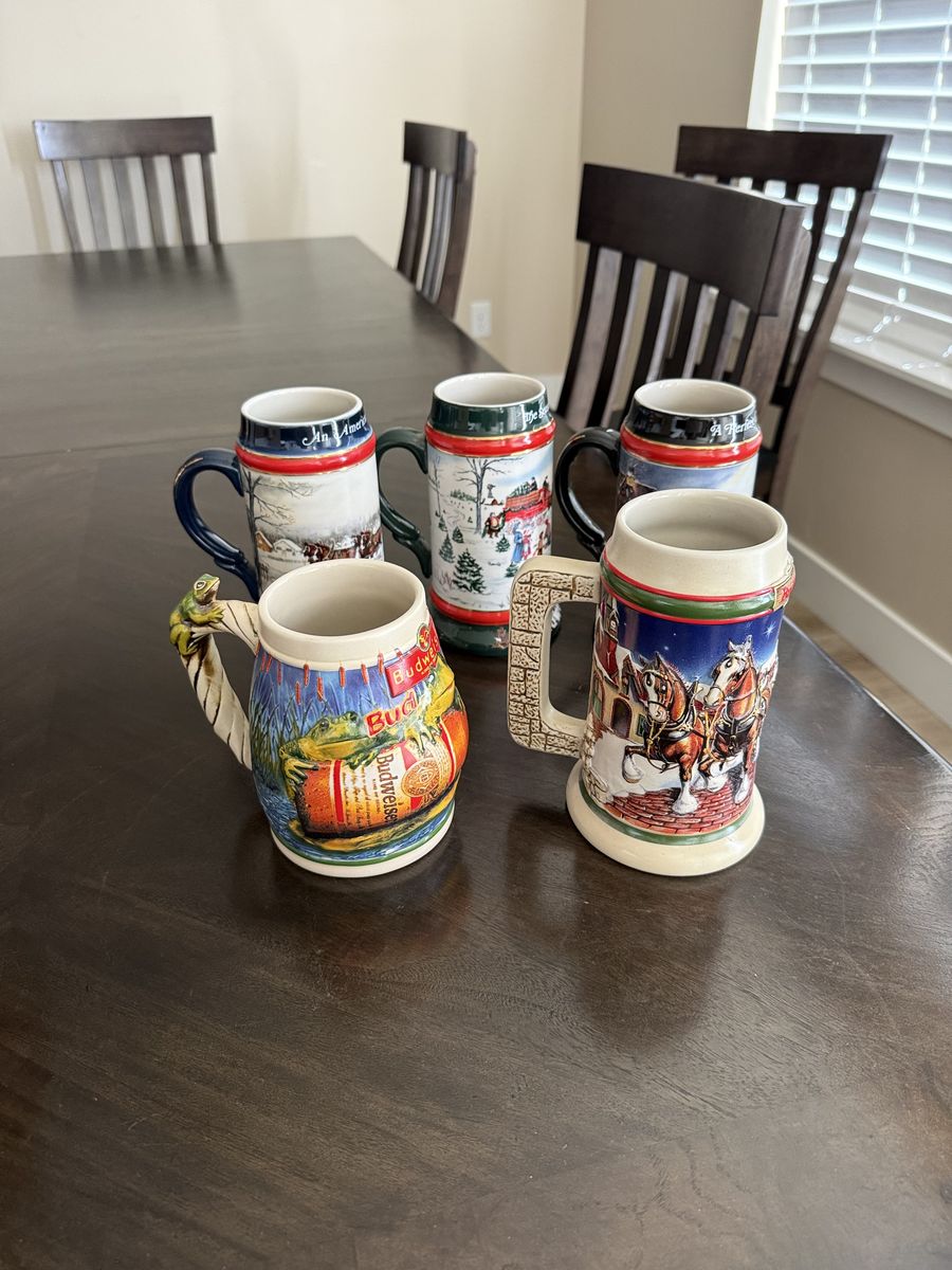 Budweiser mugs