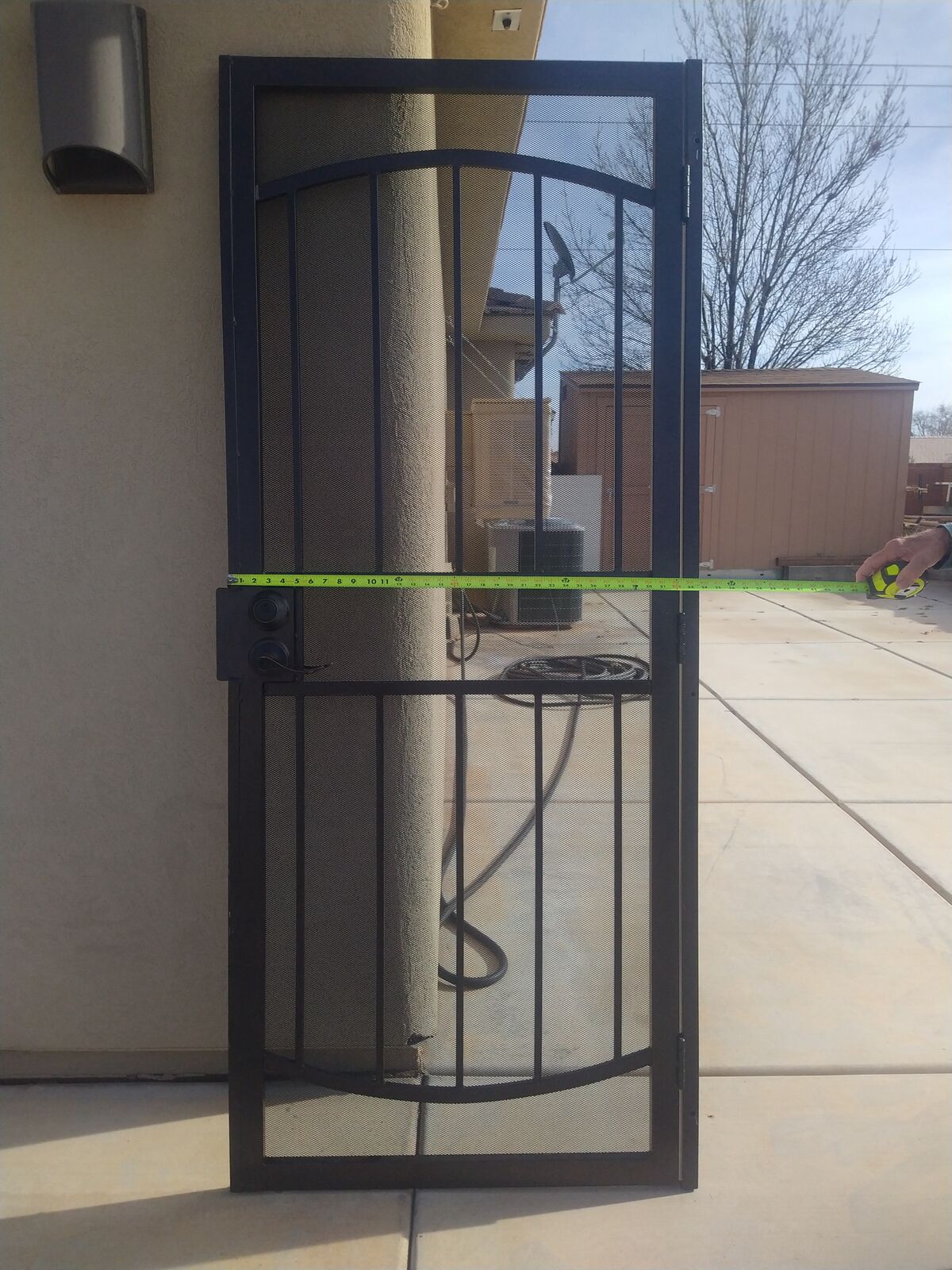 Bronze Security Door 32" x 80"