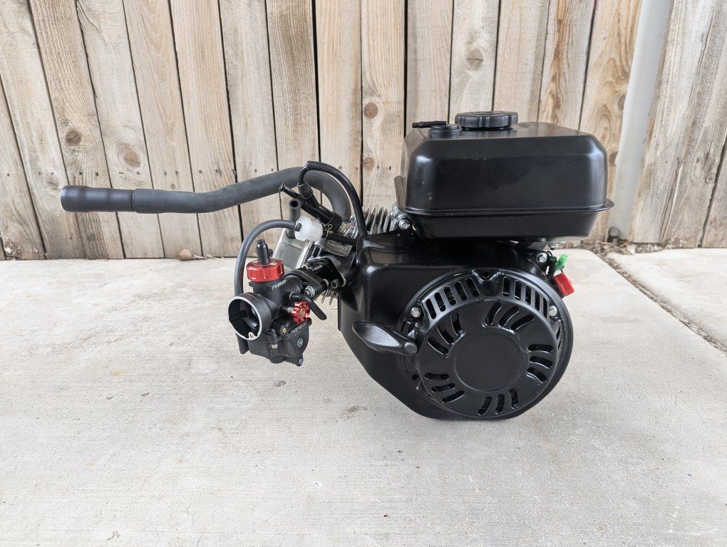 built 212cc racing engine