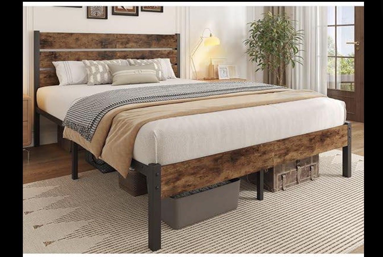 ️ Queen Bed Frame — New in Box - pickup or delivery available