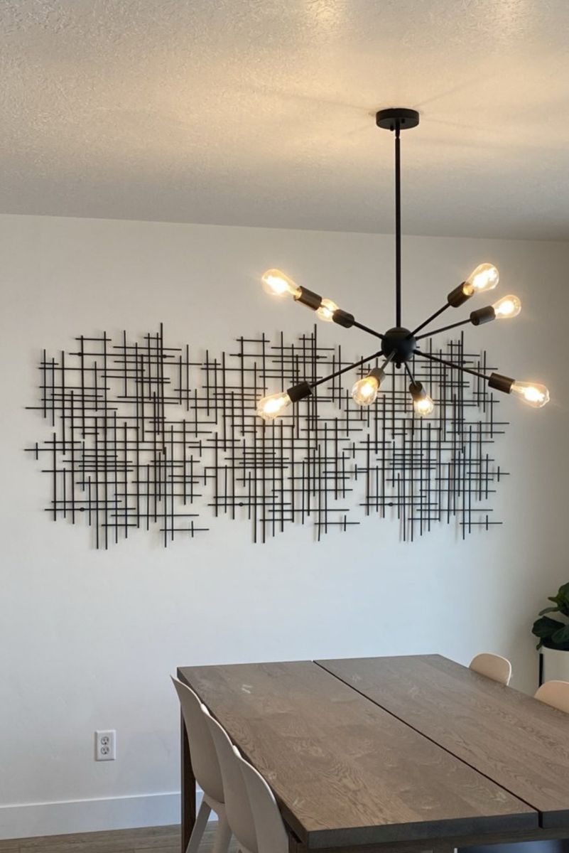 Set Of 3 Metal Abstract Wall Art