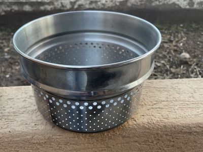 Stainless Steel Steamer Basket Insert - Perforated Food Steamer for Pots & Pans