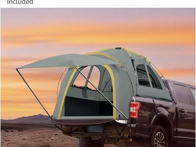 Quictent Pickup Truck Tent for 5.5-5.8'/6.0-6.3' Bed, Waterproof PU2000mm 2-Person Sleeping Capacity Truck Tent